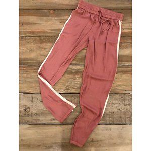 American Eagle Pink Satin Joggers